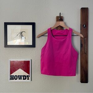 $68 Lululemon Invigorate Training Tank Top In Sonic Pink Size 10